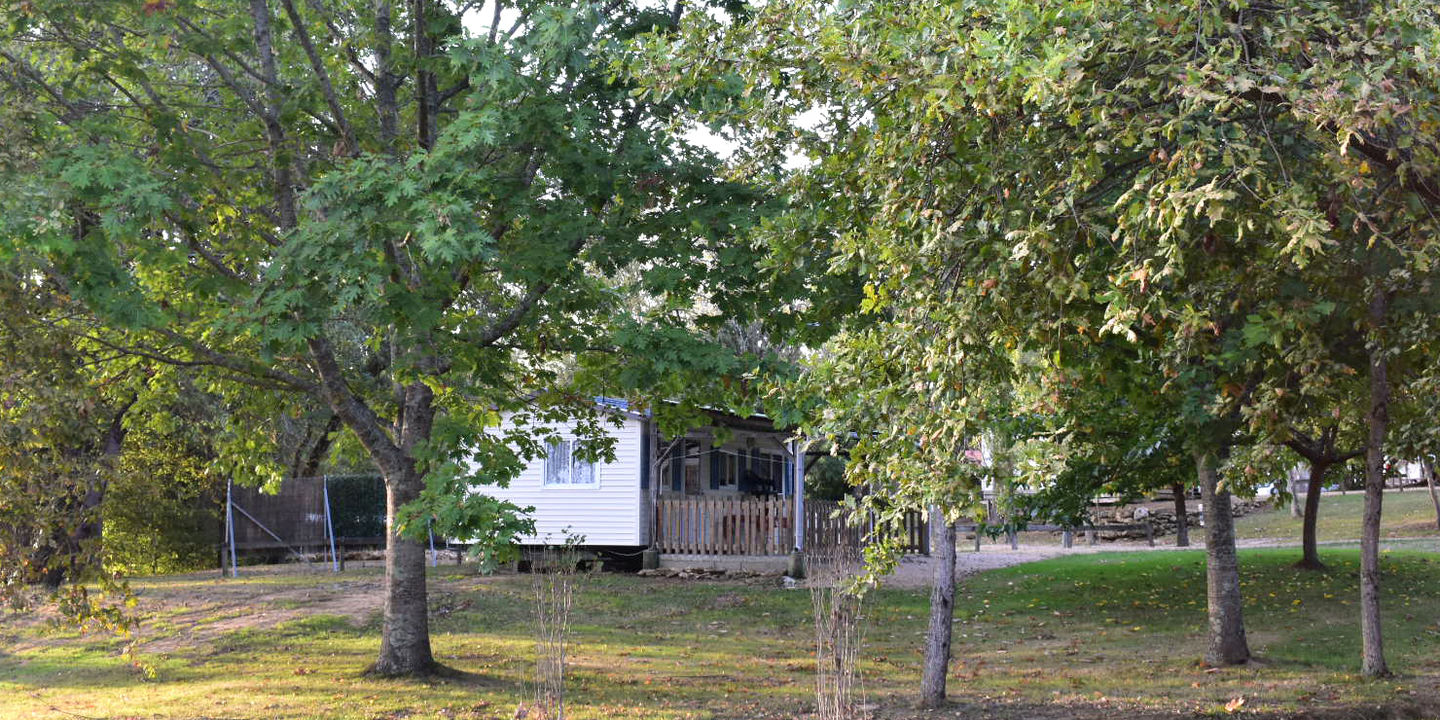 mobil home au Camping de Labeyrie dans le Gers