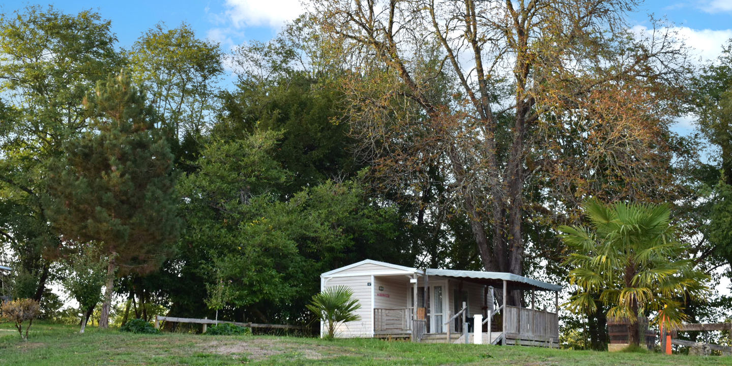 mobil home au Camping de Labeyrie dans le Gers