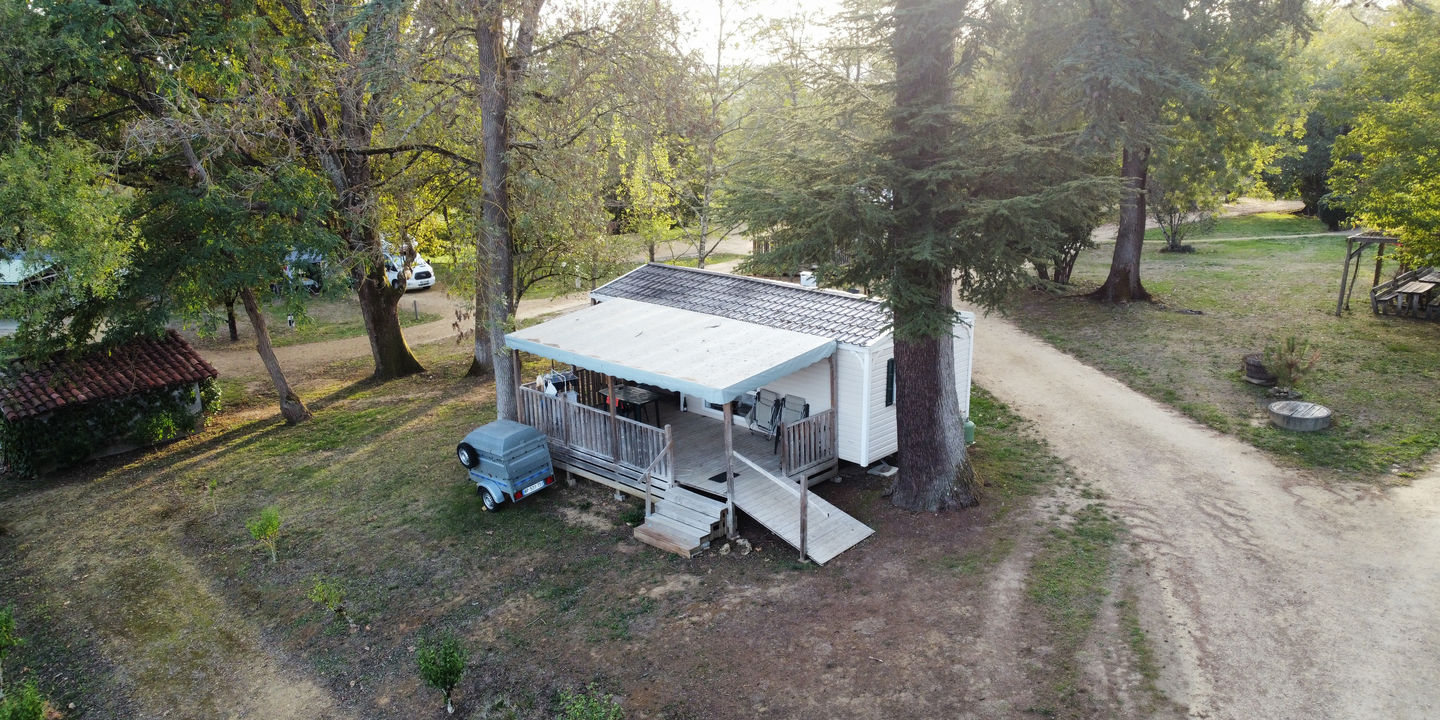 mobil home au Camping de Labeyrie dans le Gers